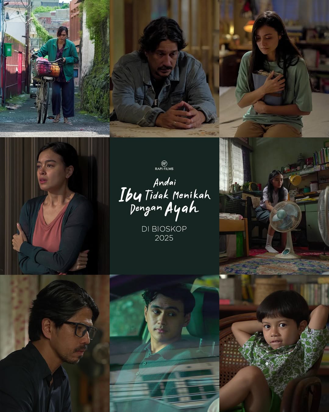 Kalau Ibu memilih jalan lain, akankah hidupnya bisa lebih bahagia?
Andai Ibu Tidak Menikah Dengan Ayah.
Sebuah film karya @kuntzagus, dibintangi oleh @inefebriyanti, @bucek, @amandarawles, @evacelia, @nayladpurnama, @ariyowahab, @indian.akbar & @bintangalvarendra
Sampai jumpa di bioskop 2025 🩵
#AndaiIbuTidakMenikahdenganAyah #AndaiIbu