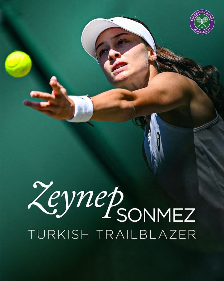 Once a kid who admired others, now others admire her ✨
Zeynep Sonmez has inspired her nation at The Championships 2025 🇹🇷
#Wimbledon