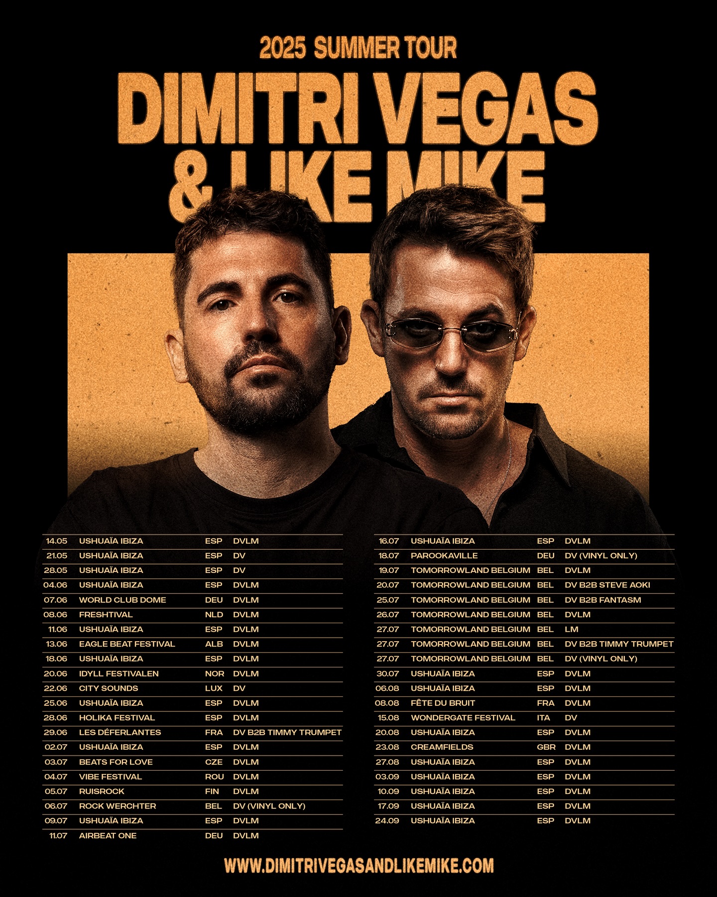 DVLM Summer 2025 ☀️
Where do we meet?
#dimitrivegasandlikemike #summertour