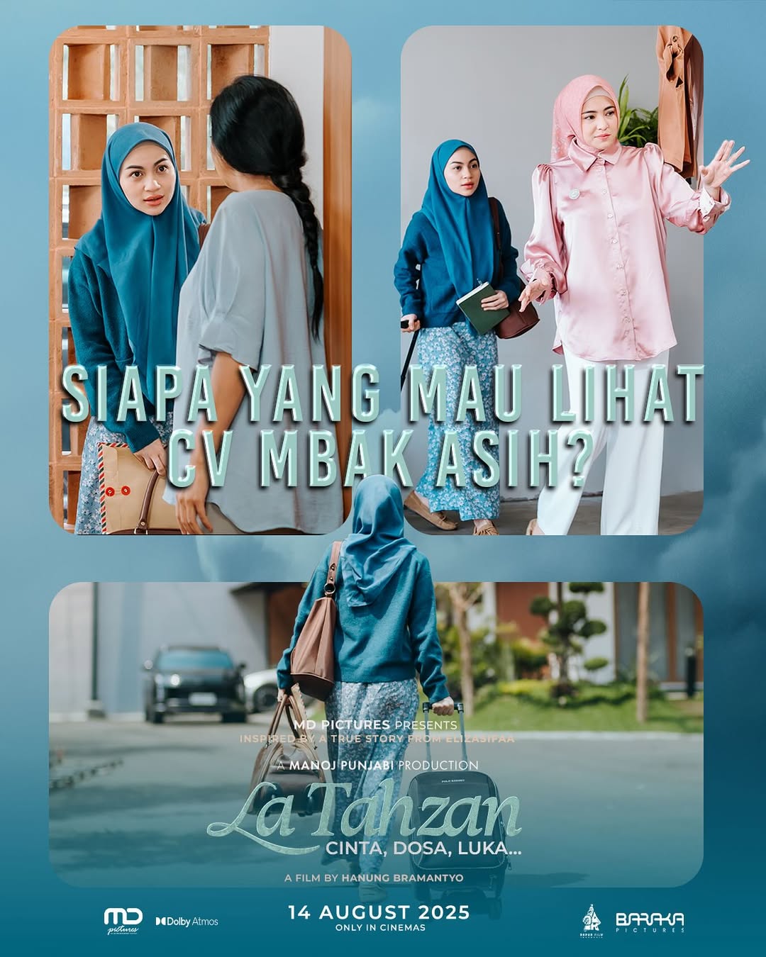 Comment di bawah yang mau liat!
LA TAHZAN TAYANG 14 AGUSTUS hanya di bioskop!
#LaTahzan
#FilmLaTahzan
#CintaDosaLuka
#TimLaTahzan
