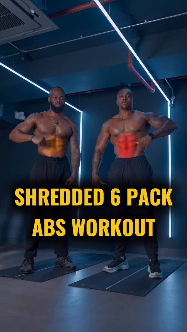 ABS workout ⚡️🔥 feat. @g.e_fitness Grab your workout partner & try this shredded 6 pack ABS circuit together🔥 There are 8 exercises in this abs/ core routine. Bodyweight only, no equipment needed ✅ Perform this routine at home gym or outdoors 🏡 Tag your gym partner & challenge them to this 🤝
The exercises in this #abs circuit are designed to target all 3 regions (upper abs, lower abs & obliques) efficiently and effectively. Do one exercise after the other with 30 seconds rest in between each exercise. Once you’ve completed 1 round of all the exercises, take a 1-2 minute break and then repeat the circuit 2 more times.
Routine below ↓
—Save, Share—
EXERCISE 1: REVERSE CRUNCHES
EXERCISE 2: DYNAMIC PLANKS
EXERCISE 3: KICK OUTS
EXERCISE 4: SIDE BEND PLANKS
EXERCISE 5: DYNAMIC SIDE PLANK
EXERCISE 6: BICYCLE CRUNCH
EXERCISE 7: LATERAL CLIMBS
EXERCISE 8: V UPS
#absworkout #partnerworkout #core #coreworkout #bodyweight #bodyweightworkout #sixpack #corestrength #fitnessmotivation #workoutmotivation #mensfitness #shredded #coreexercises #6pack #abworkout #homeworkout