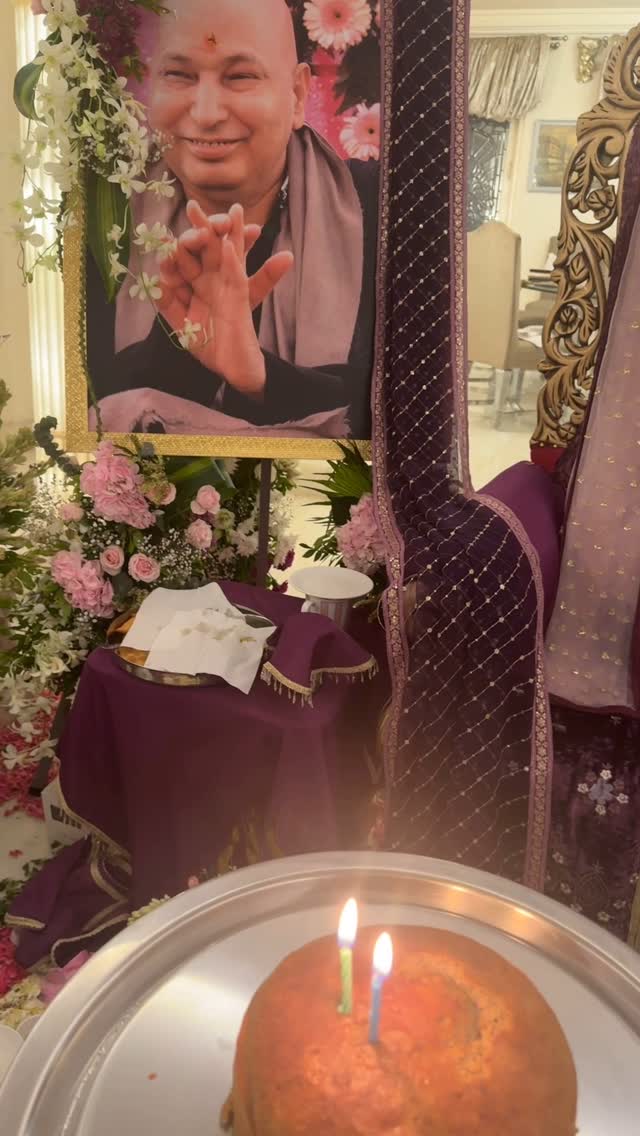 Happy birthday, Guruji. Today is a big day. It is your birthday and something momentous is going to happen again. Bless us on this journey.J Jai Guruji