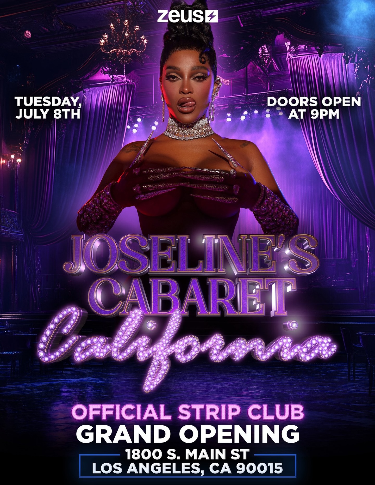 My last name 💰 Money
Pull up to our Official Strip Club @thezeusnetworkjoselinescabaret @joselinescabarettour @thezeusnetwork tonight! #la