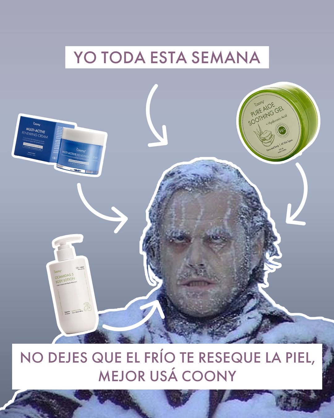 Comentá 👇 acá abajo un ❄️ si tu piel también se siente así este invierno