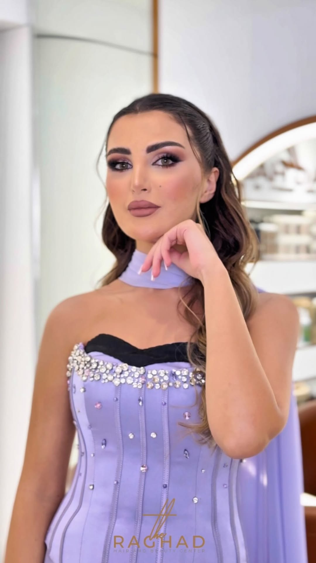 Where beauty meets mastery. Hair & makeup by the Raghad artists. 💄 Book your glam today!