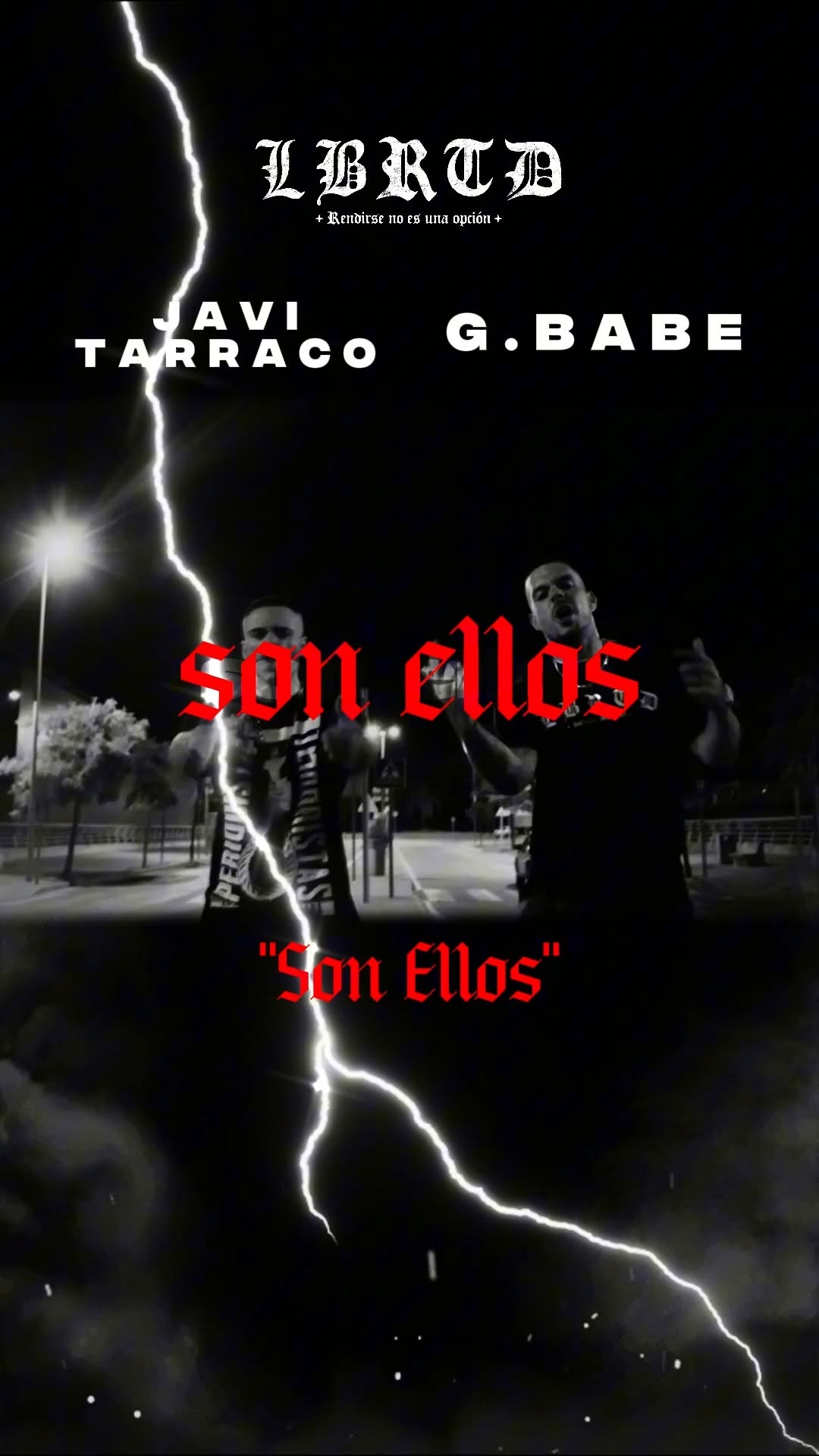 "Son Ellos" ya disponible en Youtube.
·
@javitarraco1989 y @gbabeoficial escupiendo fuego y verdades como puños que la borregada progremonguer no puede ver ni quiere saber.
·
Muy contento de ver mis prendas y diseños acompañando a guerreros en la batalla.
·
Por cierto, las camisetas que llevan son las "oversize". Cualquier diseño de la web disponible en ese corte.
·
Seguimos peleando, hasta el final.