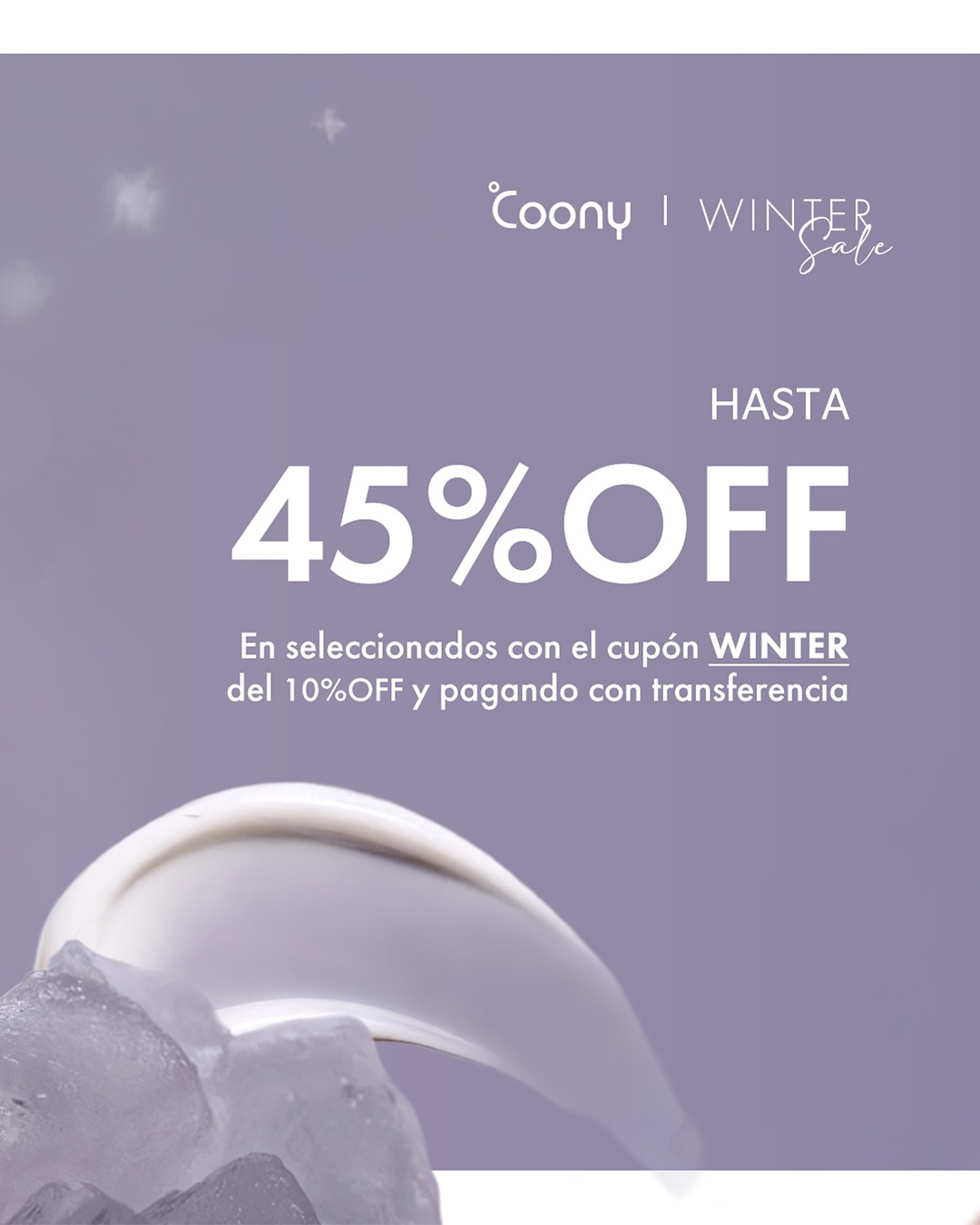 APROVECHÁ EL WINTER SALE
Hasta 45%Off sumando el cupón INVIERNO y pagando con transferencia bancaria
+ 2X1 en peeling de pies para eliminar callos y durezas
Además tenemos
+ CUOTAS SIN INTERÉS
👇Comentá acá abajo si tambien le harias un peeling de pies a tu pareja ✨