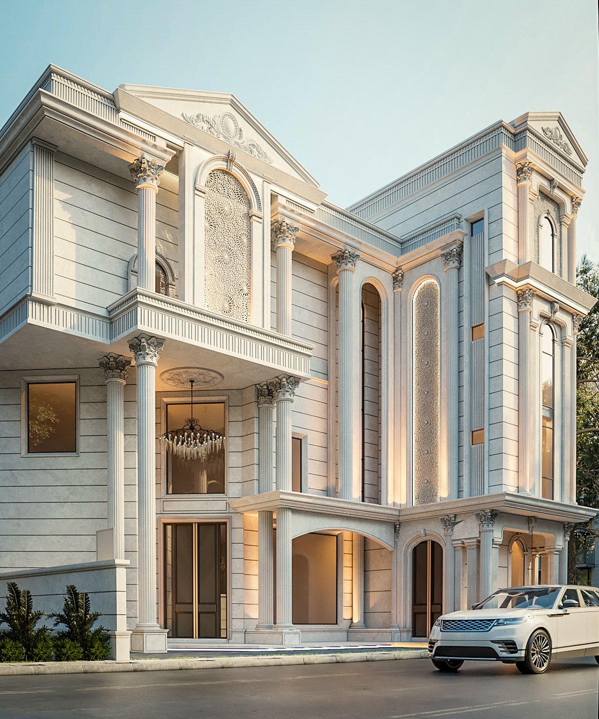 CGI - Villa EXTERIOR DESIGN
تصميمي لواجهة ڤيلّا السيدة الإعلامية @hayfaa_al_husseini
Sêwirana ( Dîzayna 3D ) rûyê Xaniyek
#iraq #baghdad #Albania #architect #coronarender #3dsmax #exterior #qatar #villa #house #garden #classic
