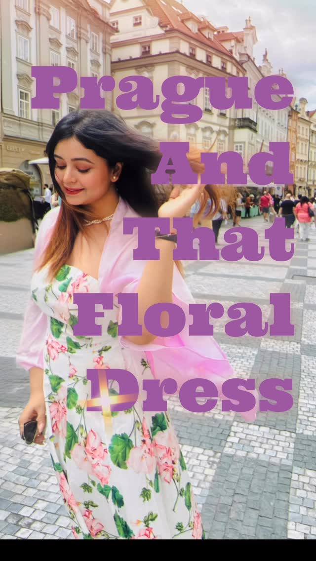 Prague and that floral Dress 🌸🌸 A love story. I mean what is this country even? It looks like a fairytale land with castles and art everywhere!
What do you guys think of this dress i was so obsessed with?