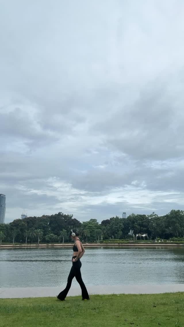 วันหยุดยาว..นักวิ่งหายหมด..สวนเหงาเลย😂🏃♀️