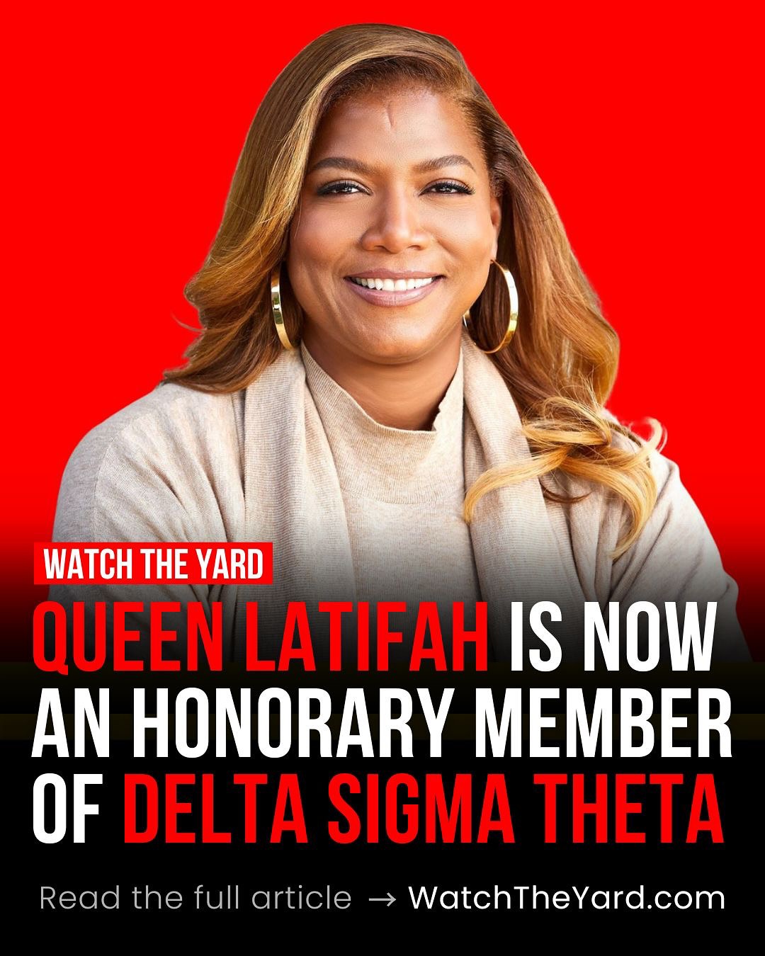 Dana Elaine Owens, known globally as Queen Latifah, has been inducted as an Honorary Member of Delta Sigma Theta Sorority, Inc., joining a historic sisterhood of trailblazers. The announcement came during the Sorority’s 57th National Convention, where Latifah was honored alongside seven other powerhouse women whose careers have shaped culture, industry, and public life.
A multi-hyphenate talent, Queen Latifah has long been a force in music, film, television, and advocacy. She made her mark in hip hop at just 19 with her debut album All Hail the Queen, and became the first female rapper to earn gold certification with her groundbreaking album Black Reign. Her Grammy-winning single “U.N.I.T.Y.” remains a cultural touchstone, tackling issues of gender-based violence and Black womanhood with bold authenticity.
Queen Latifah’s success carried over to the screen with roles in films like Set It Off, Chicago (earning her an Academy Award nomination), and Girls Trip. She also starred in the long-running sitcom Living Single, executive produced HBO’s Bessie(earning an Emmy), and most recently led the CBS drama The Equalizer. In 2006, she became the first hip hop artist to receive a star on the Hollywood Walk of Fame.
Her body of work exemplifies Delta’s commitment to cultural excellence and social impact, key components of the Sorority’s Five-Point Programmatic Thrust and its foundational principles of Sisterhood, Scholarship, and Service.
“This year’s class of Honorary Members represents a powerhouse group of barrier-breaking women across politics, entertainment, business, sports, and social impact,” said Delta Sigma Theta Sorority, Inc. International President Elsie Cooke-Holmes. “Each one a force in her field and a reflection of Delta’s enduring mission.”
Queen Latifah now shares this honor with a line of influential women: political strategist Donna Brazile, actress Danielle Brooks, Olympic icon Jackie Joyner-Kersee, business executive Janice Bryant Howroyd, tech CEO Toni Townes-Whitley, sports executive Swin Cash, and entrepreneur Fawn Weaver.
👉🏾 Click on the link in our bio(@watchtheyard) to read the full article.