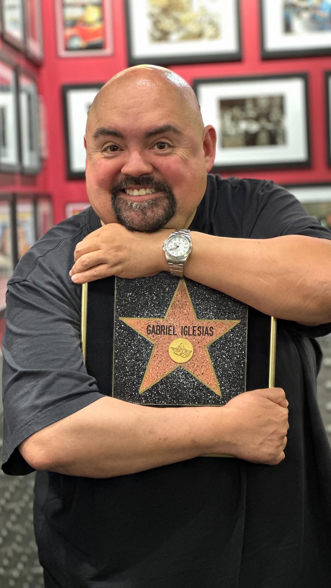 After almost 30 years of performing shows around the world I came home to this news. “Fluffy is getting a star on the Hollywood Walk Of Fame”. Thank you to everyone who helped make this happen 😊⭐️ #FluffyForever