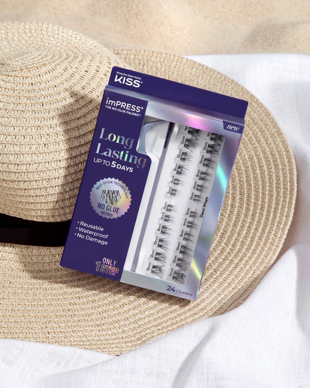 Because your lashes should be just as low-maintenance as your weekend 💜 'Demi Wispy' brings the soft glam - no glue, no touch-ups, 5 days strong.