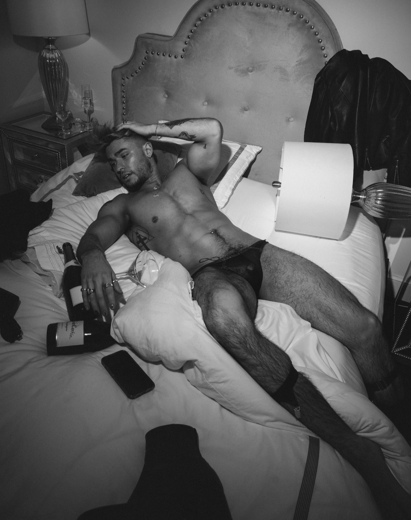 Some moments don’t come back. That’s what makes them unforgettable. #BedroomAfterparty #OldHollywoodAfterDark #MasculineMuse #GritAndGlitter #UnforgettableScene