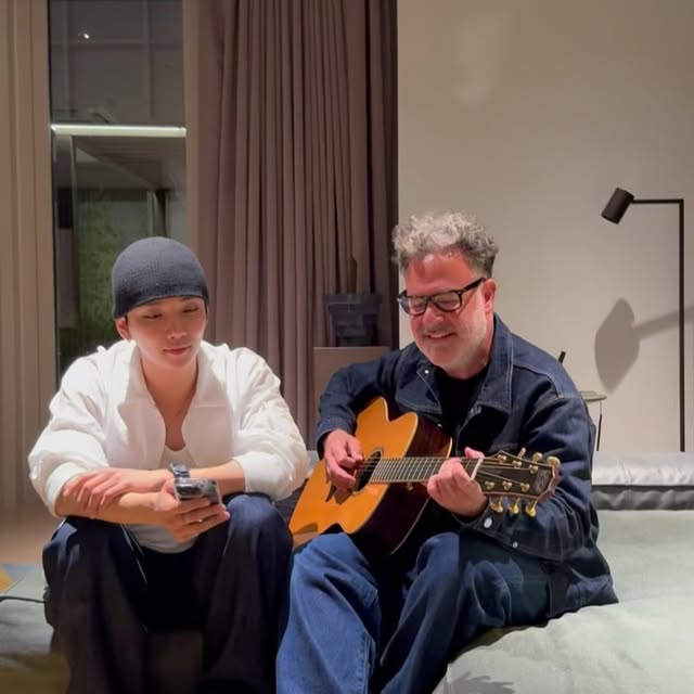 Jamming together with my dear friend Rami 🤍
