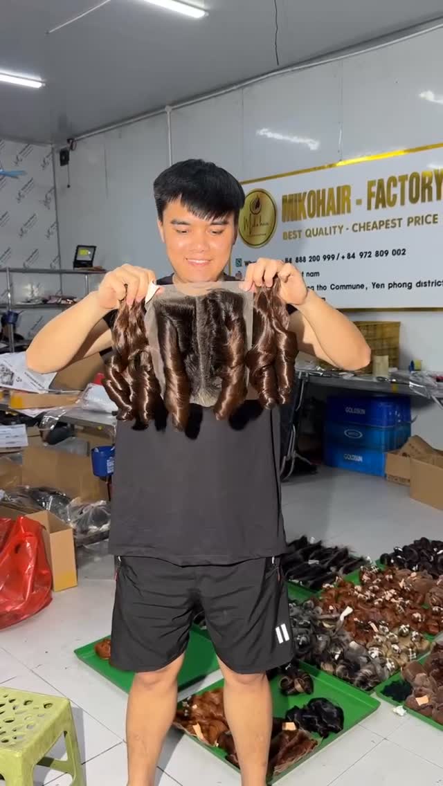 Miko Hair-our Trusted Partner for Wholesale and Retail Natural Hair
Devotedly supplying top-quality natural hair for both wholesale and retail, MIKO Hair Vietnam is here to meet your needs. Contact us to explore the opportunities:
Miss.Helia : +84941540896
MIKO HAIR VIET NAM FACTORY
👉Top 1 Hair factory in VietNam
❌ No tangle
❌ No synthetic
✅ Various Textures and Colors
✅ Quality: soft, shin
#vietnamhairfactory #humanhair #vietnamhair #vietnamesehair #wefthair #bonestraight #hairsupplier #hairextension #naturalhair #pianocolor #remyhair #virginhair #hairsalon #hairfactory #hairvendor #rawhair #613color #usahair #hairmexico #hairzambia #hairnigeria #hairengland #hairitaly #tape #tip #wholesaleprice #factoryprice #naturalhair #babythinhair #naturalstraighthai