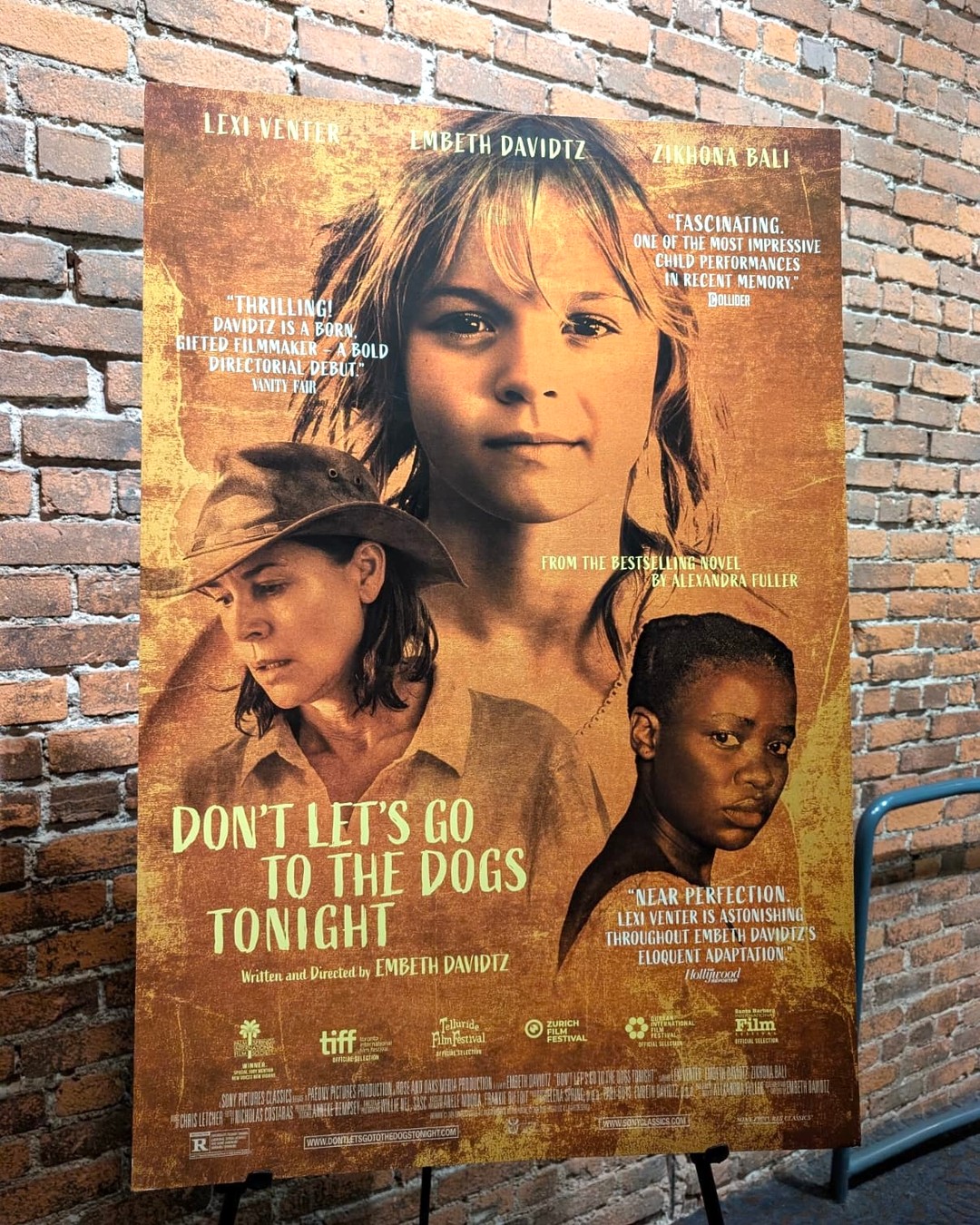 Don’t Let’s Go To The Dogs Tonight opens this Friday, July 11 — and it’s a MUST SEE!
Based on Alexandra Fuller’s acclaimed memoir about her childhood in war-torn Zimbabwe, this powerful story comes to life under the direction of @EmbethDavidtz, who also wrote the screenplay for her stunning directorial debut.
The film introduces Lexi Venter, a breakout star whose performance is as unforgettable as the story itself.
A raw, riveting portrait of resilience, memory, and identity — don’t miss this extraordinary film. I loved it!
Watch the trailer: https://loom.ly/Q5zkgEI