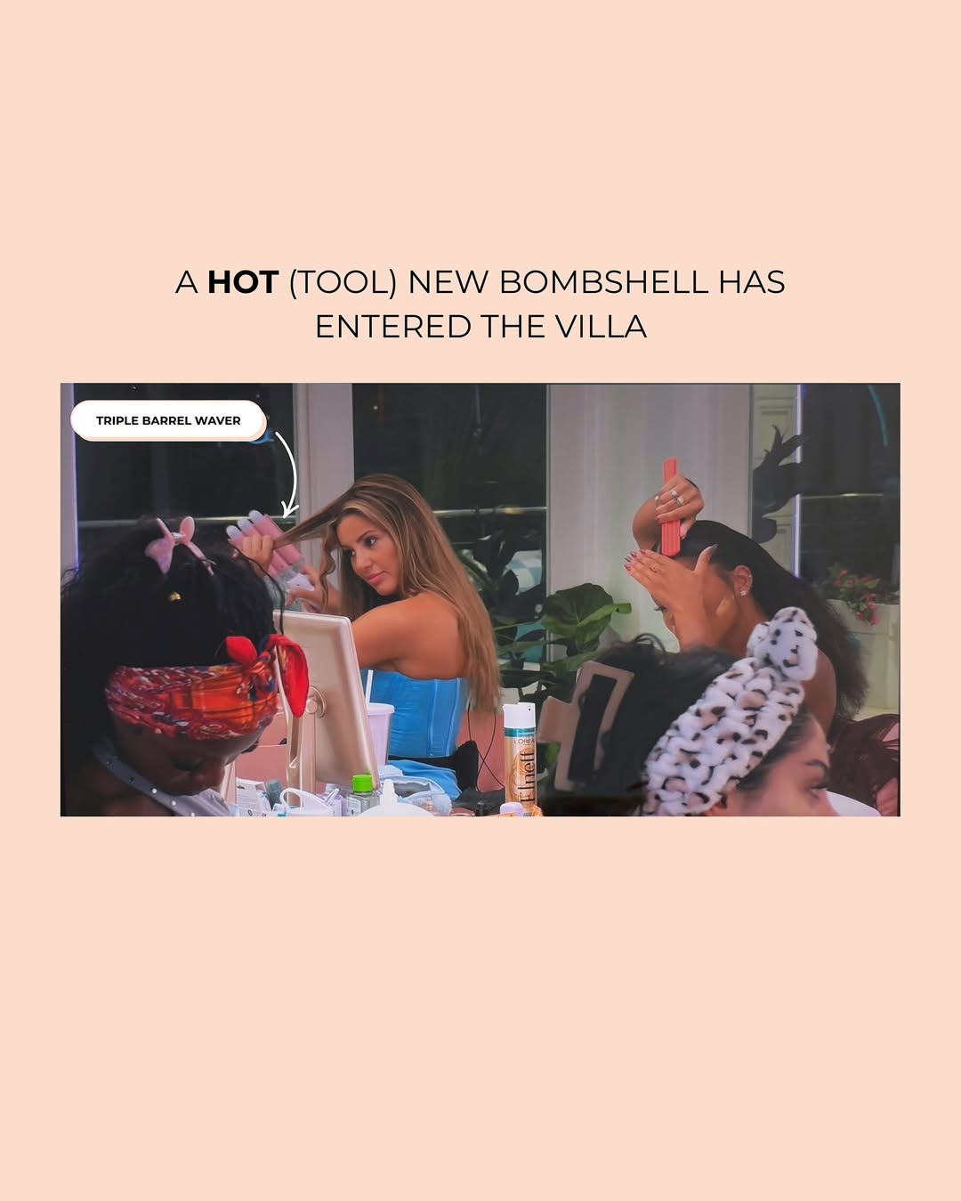 the strongest couple in the love island villa is iris + our triple barrel waver tbh. on sale now on amazon for prime day 💖