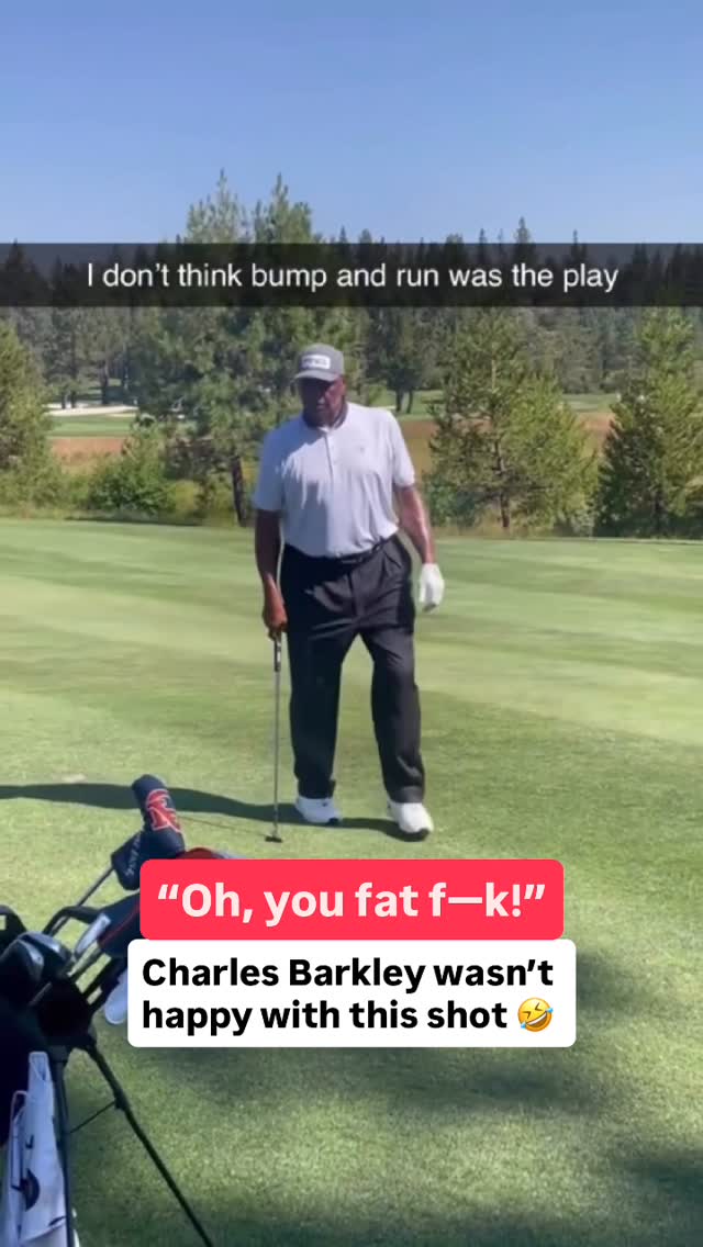 Damn, Chuck 😂
(via reidheffner/TT) #golf #basketball #nba