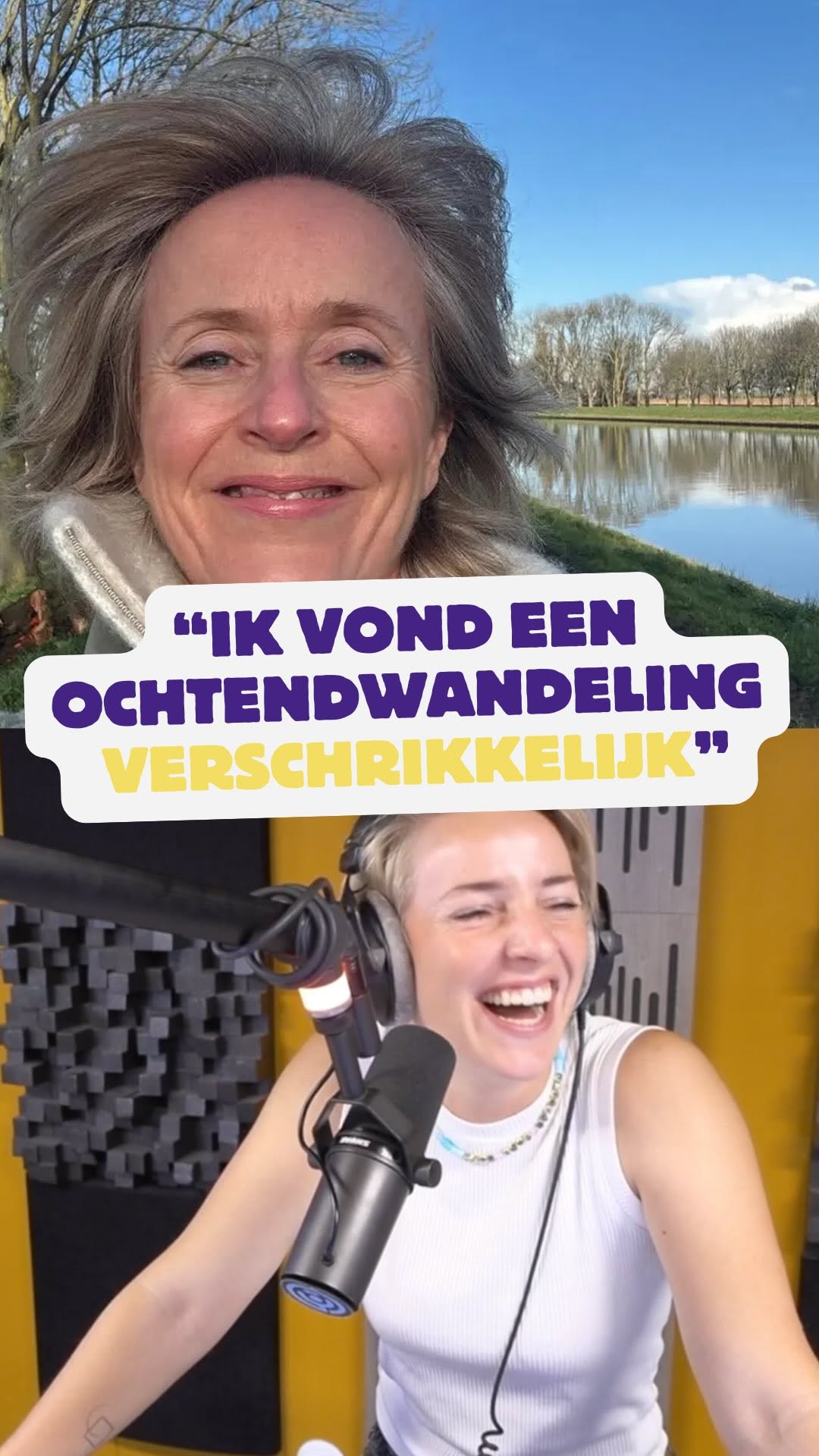 Eindelijk mijn mede-Ochtendgekkie gesproken 😎🥳🤩
Hoevaak ik te horen heb gekregen dat Masja en ik zussen zijn met ons enthousiasme voor de ochtend… 👀🤣
Masja was natuurlijk lekker aan het wandelen toen ik haar om 07.05 uur belde vanuit de radiostudio.
Ook zij is begonnen met… pff moet dit?! Die ochtend? Bewegen?! Saai! Stom! En zie haar nu! Fitter, gelukkiger en energieker dan ooit 😍 Voorbeeld!
Geniet van je ochtend! Maandag 7u weer een nieuwe ochtendshow 📻
#deargoodmorning #ochtendroutine #wandelen #goedemorgen #ochtendroutine #ochtend #sporten #ochtendmens