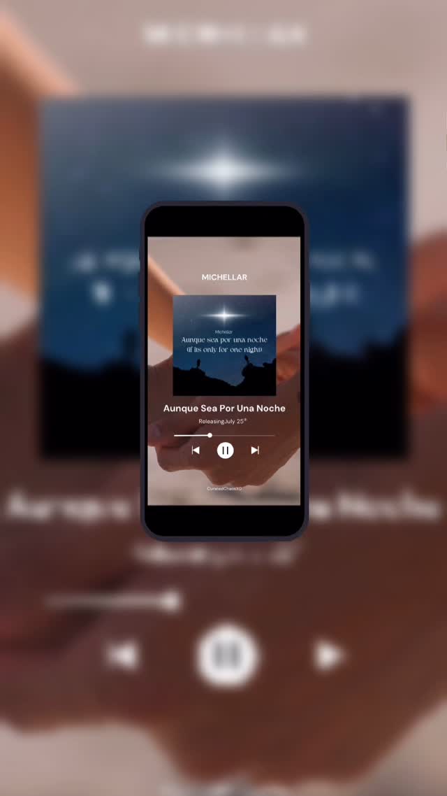 “Aunque por sea una noche,” (Releasing July 25th). marks a graceful Spanish-language debut for @michellebond5077 with a tender ode to fleeting love.
Her emotive vocals and warm melodies create a nostalgic, heartfelt atmosphere. Recorded at the Women’s Audio Mission, the track reflects her growing artistic range. It’s a promising glimpse of what’s to come. Stream Michellars music now on @curatedchaosx0