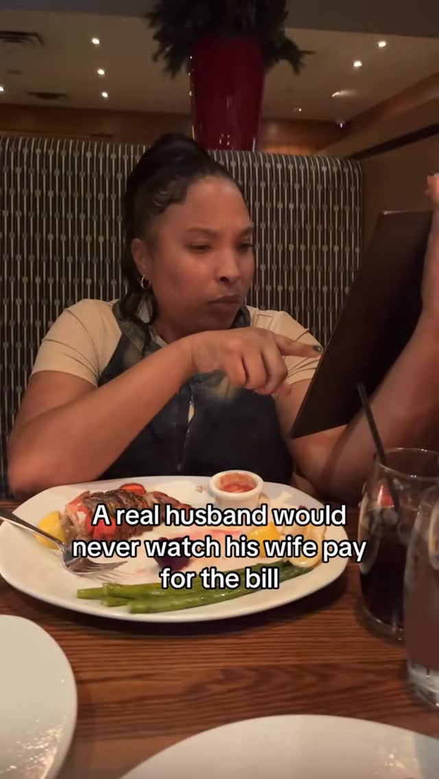 Get y’all a REAL husband! #datenight #checkplease #paythebill #marriagehumor #wife #husband #dateideas #canada #kegsteakhouse #officialsessmusic #waynezworld #fyp