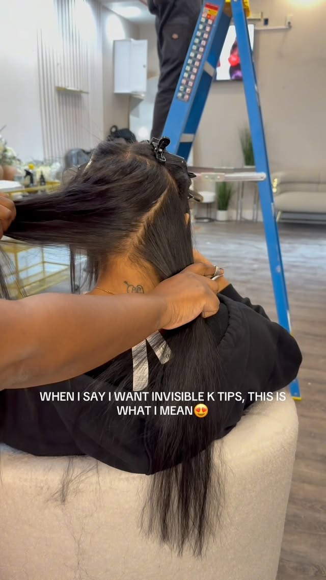 My client traveled over 2 hours from New Jersey for her invisible K-Tip transformation, and the results speak for themselves.
We used 225 grams of 22” Burmese Curly from @beyanihaircollection, custom colored jet black to match her natural tone.
The hair was blown out, shaped with soft layers, and styled with voluminous curls for a seamless, natural finish.
Invisible K-Tips provide flexibility, movement, and a long-lasting install that blends effortlessly with your natural hair.
✨Now accepting August & September bookings.
📍Philadelphia
✨ Ready for your own luxury transformation?
Text or DM to schedule your consultation and secure your spot.
#ktips #ktipinstall #microlinks #itips #tapeins #phillystylist #phillyhairstylist #ktipextensions #nycstylist #baltimorehairstylist #phillymicrolinks #ktipsnyc #hairextension #hairextensions #keratinbonds #keratinbondextension #atlstylist #ATLHAIR #atlhair #atlktips