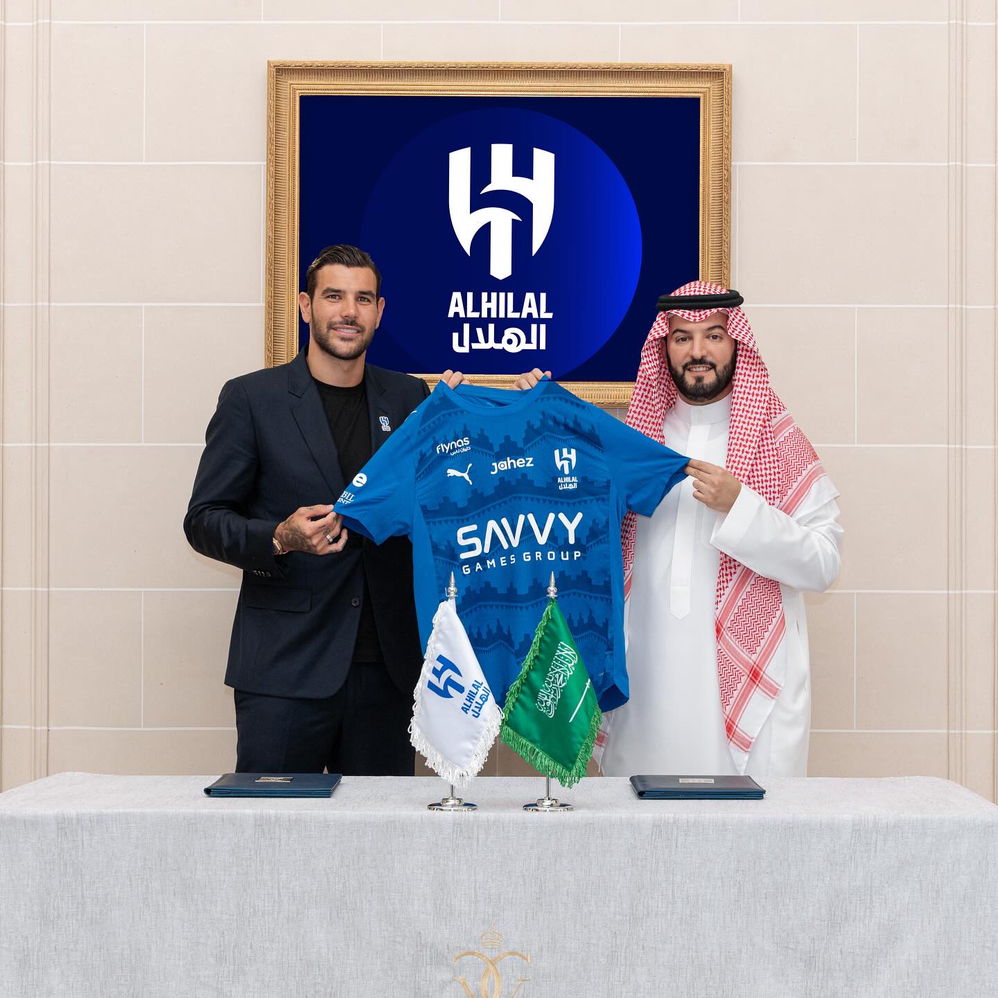 I’m very happy to announce my arrival at the biggest club in Saudi Arabia, @alhilal
I join with excitement, ambition, and the commitment to help keep this team at the top.
Thank you to the fans for the warm welcome and to the club for the trust.
I’m here to contribute through hard work, effort, and the desire to compete for everything.
Let’s go Al Hilal, زعيم آسيا! 💙