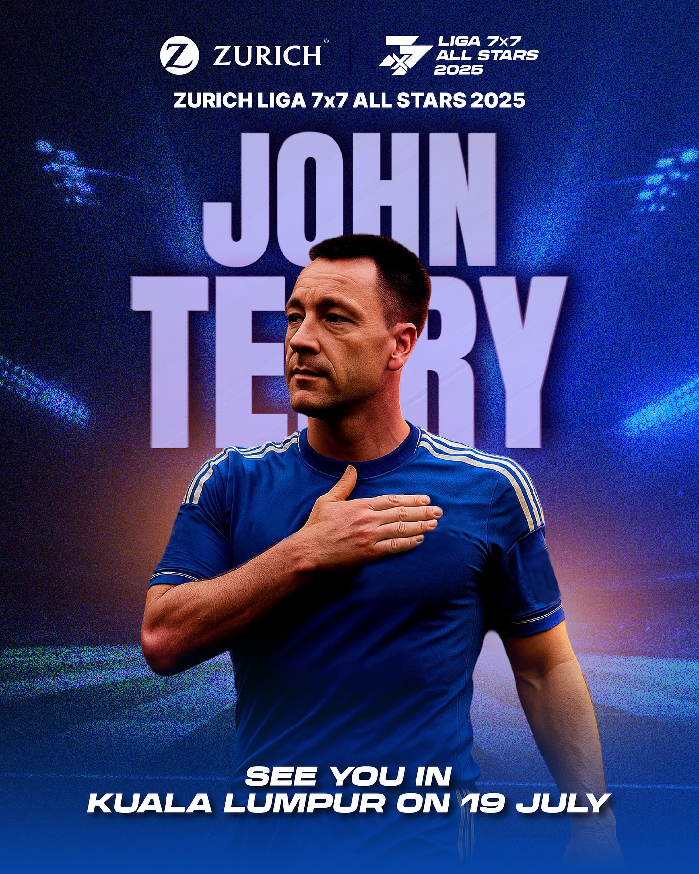 See you in Kuala Lumpur, Malaysia ๐ฒ๐พ where Iโll be captaining my team at Zurich Liga 7x7 All Stars 2025 โ a 7-a-side football festival!
๐๏ธ 19 July
๐ Stadium Bola Sepak Kuala Lumpur
๐๏ธ Tickets at www.ligax.com.my
๐ค Meet & Greet passes with the MOVETIX Exclusive Legends Experience โ on the AirAsia MOVE app
#LigaX #ZurichLigaX2025 #ZurichMalaysia #BolaCaraLigaX #FromStreetsToStadium #DariJalanKePadang