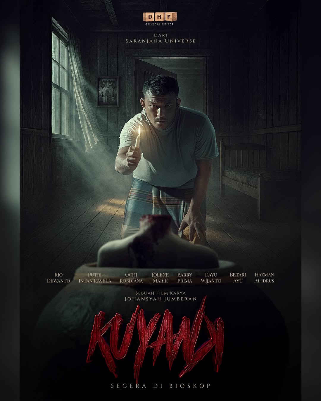 Teaser Poster Film Kuyank dari @saranjanakotaghaib.
Apakah ilmu kuyank bisa mempertahankan pernikahan?. Segera kalian akan tau jawabannya!
#kuyank #filmkuyank