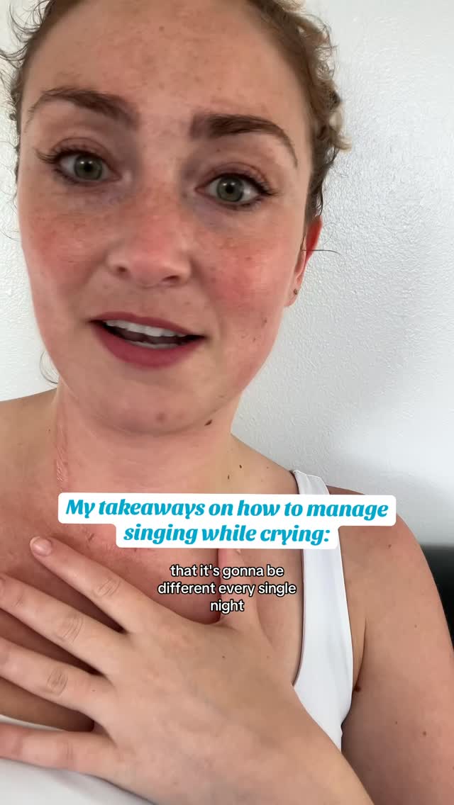 PART 2. The takeaways? 1) know what lines will trigger tears. Then chose the lines to show strength. 2) know that every single night will be different. That is okay! 3) ooooh, your BREATH. How are you breathing?? 4) hard swallow for mucus drainage 🥲
.
#jennadiaries #waitressthemusical #sheusedtobemine #sugarbutterflour #musicaltheatre