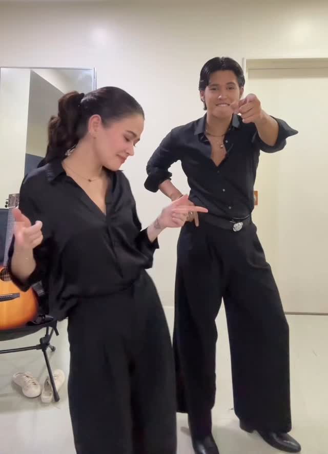 Sayaw muna bago magpaiyak because we have a scene drop later at 5pm!!!! 😂 #100AwitParaKayStella