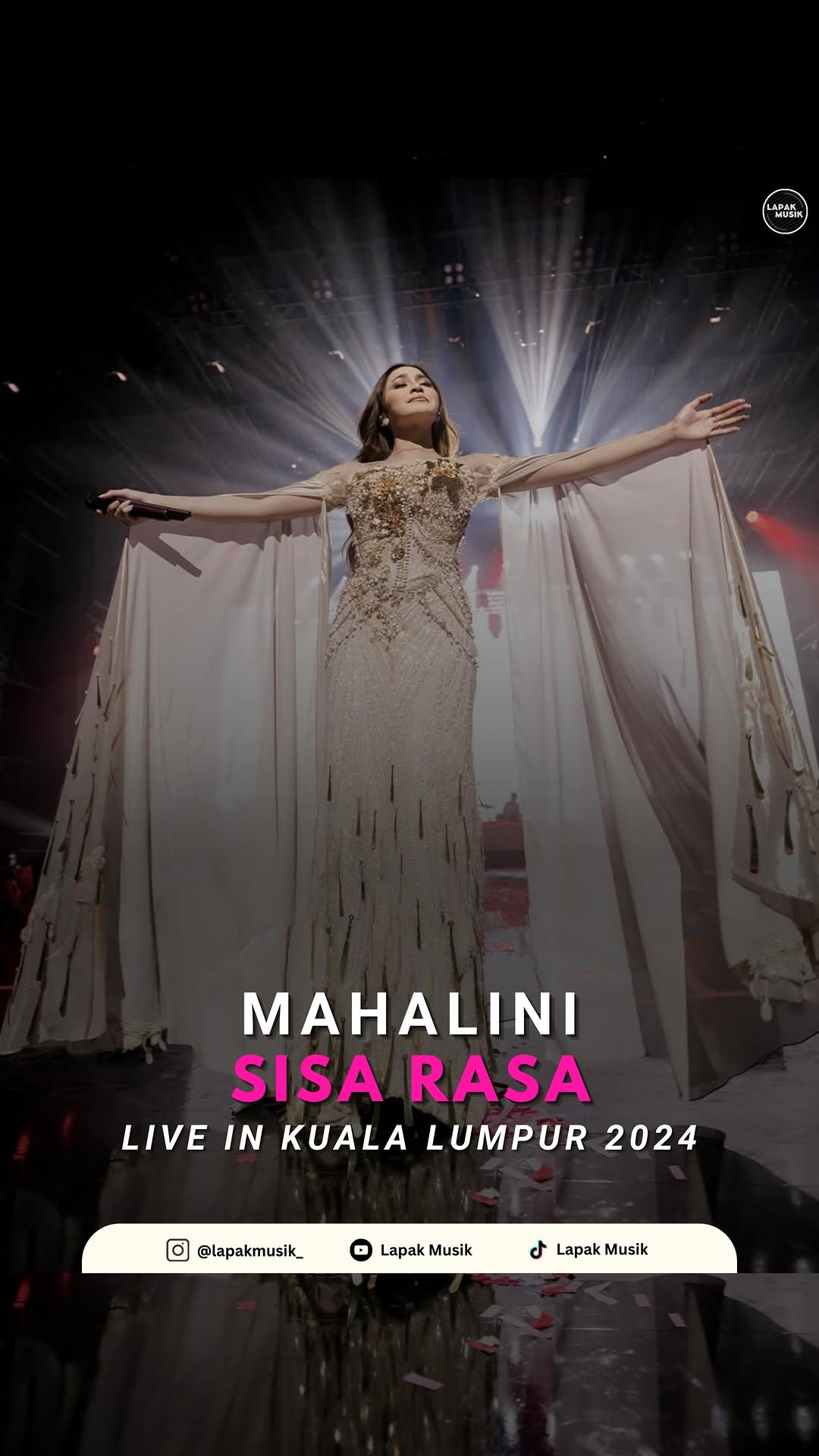Ketika cinta dan ketulusan tak cukup untuk menahan kepergian. Yang tersisa hanyalah kenangan… dan sisa rasa yang tak pernah benar-benar hilang. 🎶 #SisaRasa — @mahaliniraharja
Tonton Sisa Rasa - Live in Concert Kuala Lumpur 2024 sudah rilis di Channel YouTube “Mahalini”✨
#Mahalini #SisaRasa #MahaliniSisaRasa #SisaRasaMahalini #LovechestraMahalini #LiveInConcert2024 #KualaLumpur #LapakMusikOfficial