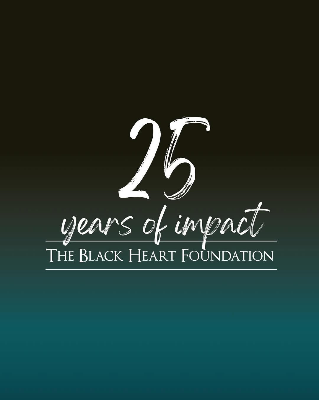 Today we launch #EachYearEveryYear, a celebration of 25 years of the Black Heart Foundation’s impact and a step toward our future.
We’re not just marking a milestone, we’re setting a new goal: reaching 1,000 Black Heart Scholars. We’ve already supported over 800 talented, driven young people and this year, we’re pushing even further.
We are calling on YOU to help us raise the funds and awareness to fuel the next generation of change-makers. Whether it’s £25, £250, or £2,500- every donation counts and every penny donated will be doubled by our board so double impact!
Join us. Donate via my bio or @blackheart4good
#EachYearEveryYear
#BlackHeartFoundation
#BlackHeartStrong
#25YearsOfImpact
#Give25
#1KScholars