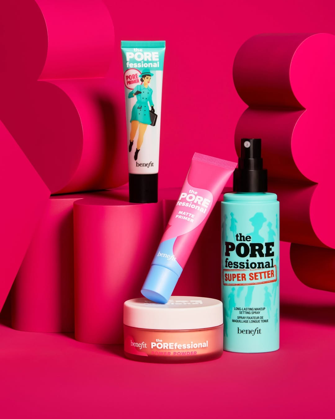 Entdecke unsere POREfessionals für deinen daily Make-up Look 💓
Primer, Puder und Fixingspray halten dein Make-up da, wo es hingehört! 😇
#benefitcosmetics #porefessional