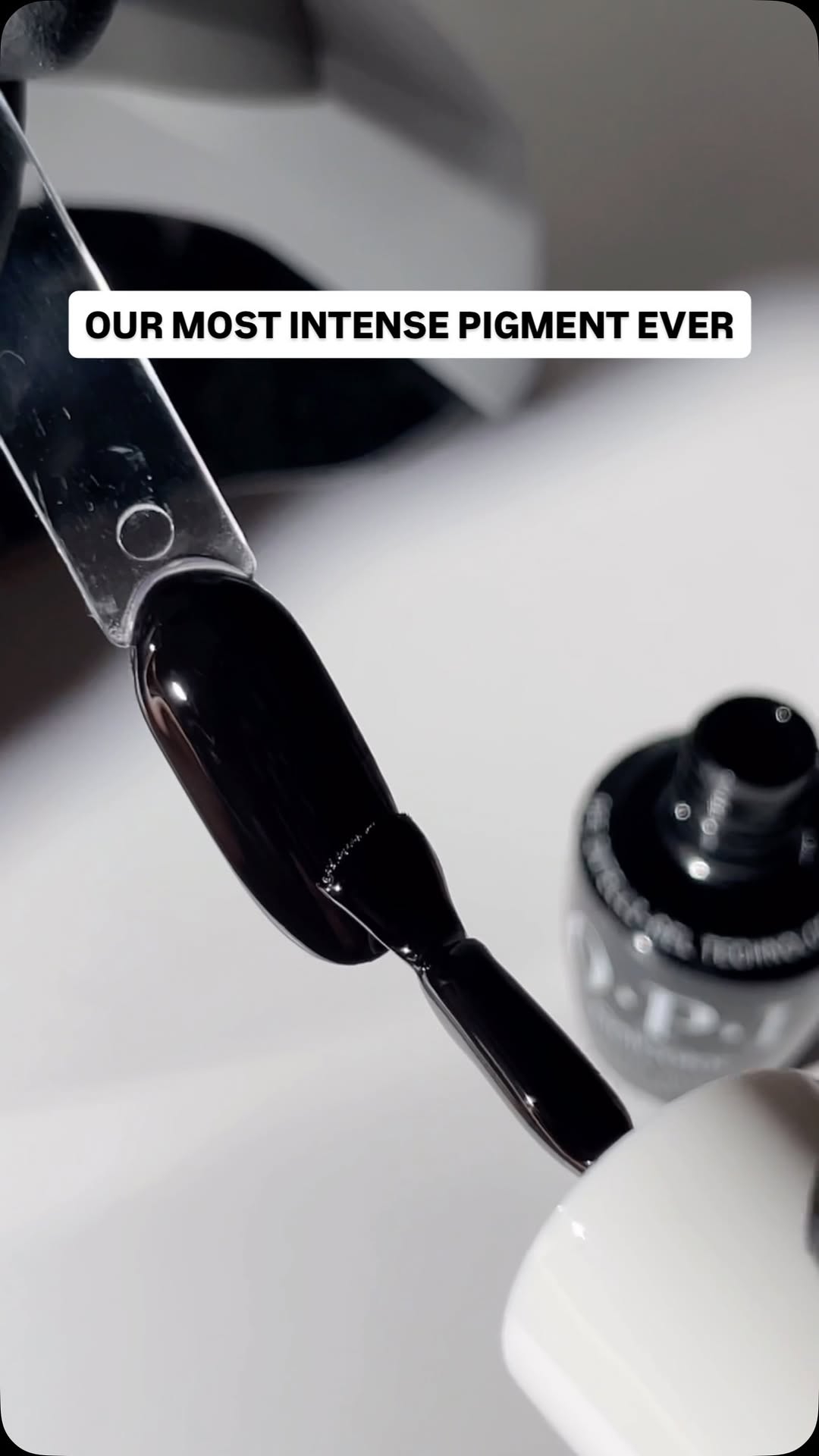 A moment for this pigment 🤯 Nail INTENSE color coverage and gloss with our supercharged GelColor Intelli-Gel™ formula.
#OPI #OPIObsessed #gelnails #blacknails