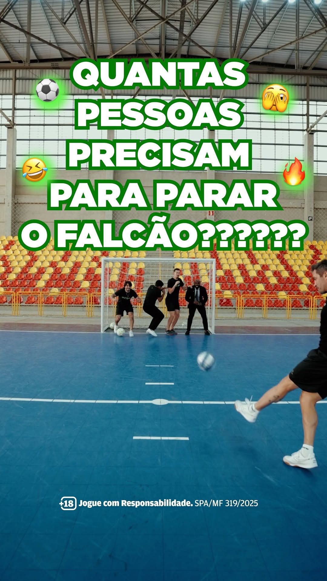 VOCÊ CONSEGUIRIA IMPEDIR UM GOL DO FALCÃO? 👀😬