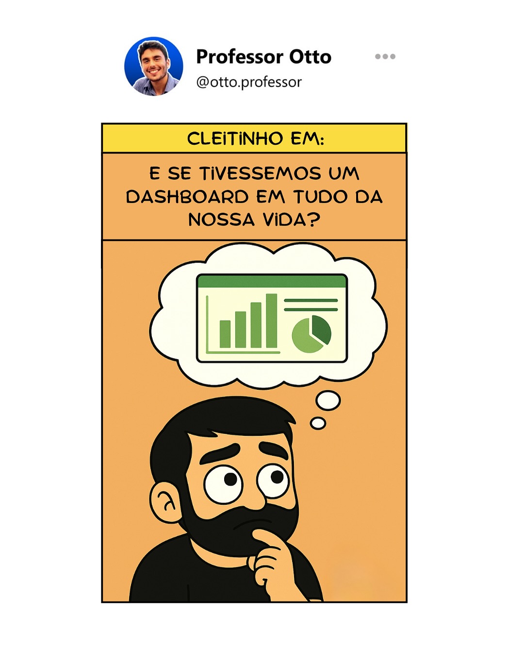 Todo mundo quer decisões baseadas em dados, relatórios em tempo real e dashboards bonitos no Power BI. Mas, poucos estão dispostos a encarar o real desafio: organizar, padronizar e tratar os dados de forma eficiente.
Eu trabalho diretamente com dados e já vi de perto o impacto que um processo desestruturado causa: retrabalho, perda de tempo e decisões baseadas em achismo.
Dados soltos não geram valor. Dados bem estruturados transformam seu trabalho.
Se você ainda sofre com planilhas manuais, registros bagunçados e falta de padronização, já passou da hora de mudar.
Vamos colocar os dados pra trabalhar a favor do seu crescimento. Comenta “PBI” que vou te mandar um curso gratuito de POWER BI!