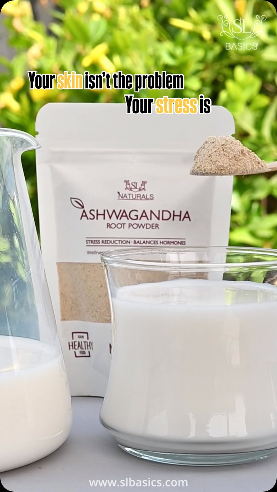 Your skin isnโt the problem. Your stress is.
Chronic stress disrupts hormones, sleep, and your skin barrier โ no serum can fix that.
Sip Ashwagandha in warm milk daily to reduce cortisol, balance hormones & support real beauty from within.
#stress #cortisol #hormonalacne