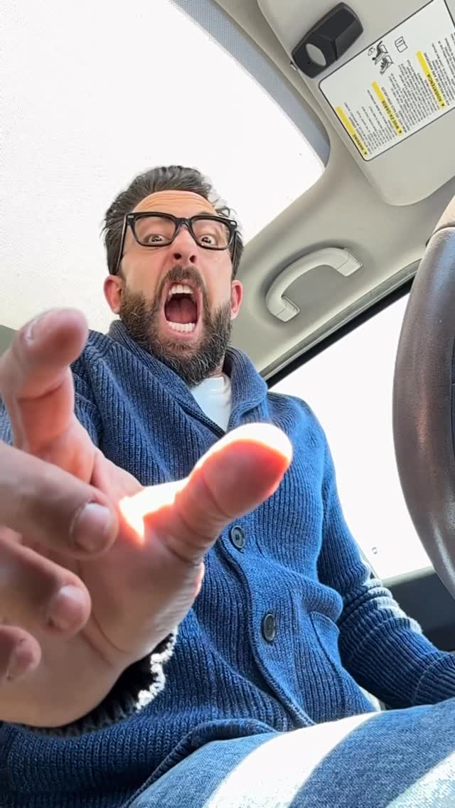 when you forgot to turn the volume down…