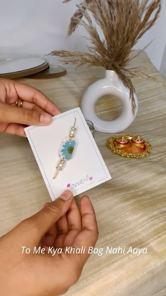 ✨ New Launch: Handmade Rakhi Collection ✨
Celebrate the eternal bond of love with our exclusive Rakshabandhan Rakhi collection — where tradition meets elegance.
Each rakhi is handcrafted with love, perfect to express your care in the most thoughtful way. 💛
Make this Rakhi extra special with our unique, artistic designs — because your sibling deserves nothing but the best. 💫
🎁 Now live. Limited stock. Shop now!
#HandmadeRakhi #Rakshabandhan2025 #RakhiGiftIdeas #NewRakhiLaunch #RakhiForBrother #RakhiForBhabhi #HandcraftedJewellery #RakshabandhanSpecial #ManaliBankarArt #RakshaBandhanGifts #ThreadOfLove #ArtisanalRakhi #RakhiSale #MadeWithLove #CreativeRakhi #FestiveLaunch #RakhiShopping #JewelleryBrandIndia #ResinArtistry
.
.
.
Rakshabandhan gifts, brother, sister, Rakhi, Rakhi gift for sister, Rakhi gifts, Rakhi hampers, gifts, gift your sister,m