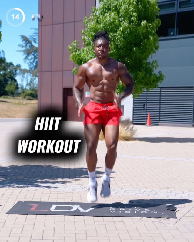 Bodyweight HIIT workout (follow along routine)💥Add these 5 bodyweight, summer☀️ #hiit exercises to your workout routine. No equipment required. Save it, share it & get it done 👊🏽
→ After 1 round of all 5 exercises, rest for 3 minutes. Perform 3 rounds in total 👌🏾This workout can be performed at home 🏡 in the gym or outdoors.
Save the workout, share it with your gym partner & get it done 🤝
📍My coaching app gives you access to fully functional, high intensity workouts, that you can do anywhere 📲 Link is in my bio 🔗
Routine below ↓
—Swipe, Save, Share—
EXERCISE 1: HIGH KNEES
EXERCISE 2: JACKS
EXERCISE 3: PUSH UP TO TOE REACH
EXERCISE 4: REVERSE LUNGE JUMPS
EXERCISE 5: MOUNTAIN CLIMBERS