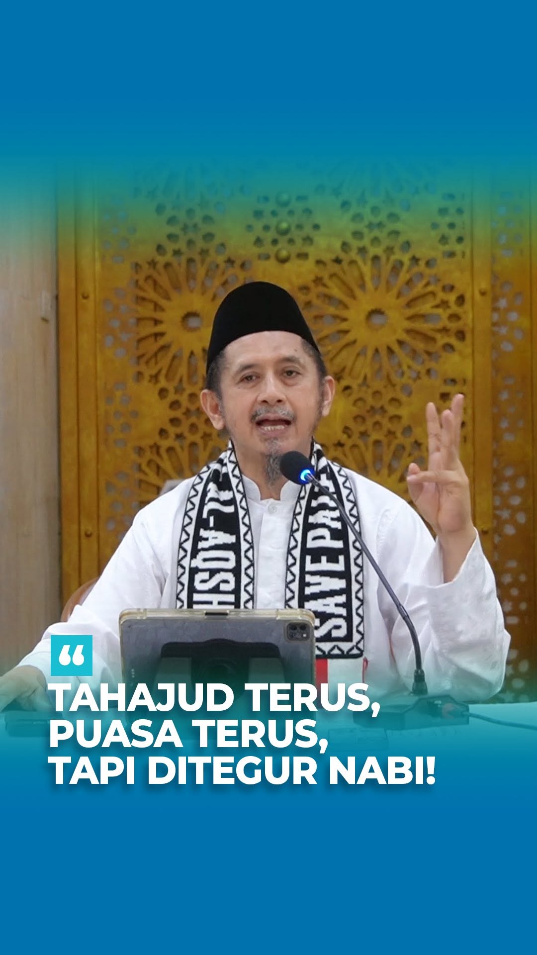 “Tahajud Terus, Puasa Terus… Tapi Ditegur Nabi!”
Terkadang, semangat beribadah membuat kita terjebak pada rutinitas fisik, tapi lupa makna spiritual di baliknya. Tiga sahabat Nabi pernah memilih hidup ekstrem demi mendekatkan diri kepada Allah, namun justru mendapat teguran dari Rasulullah ﷺ. Kenapa ibadah mereka yang luar biasa itu dianggap keliru? Dan apa pesan penting yang bisa kita ambil dari kisah ini? Yuk tonton videonya sampai akhir!
Simak penjelasan lengkapnya di YouTube Ustadz Zaitun Rasmin: “Wasathiyah Dalam Islam”
#ibadah #dunia #spiritual #uzr #ustadzzaitunrasmin #ustadzzaitun #muslim #wahdahislamiyah #wahdahinspirasizakat #stibamakassar