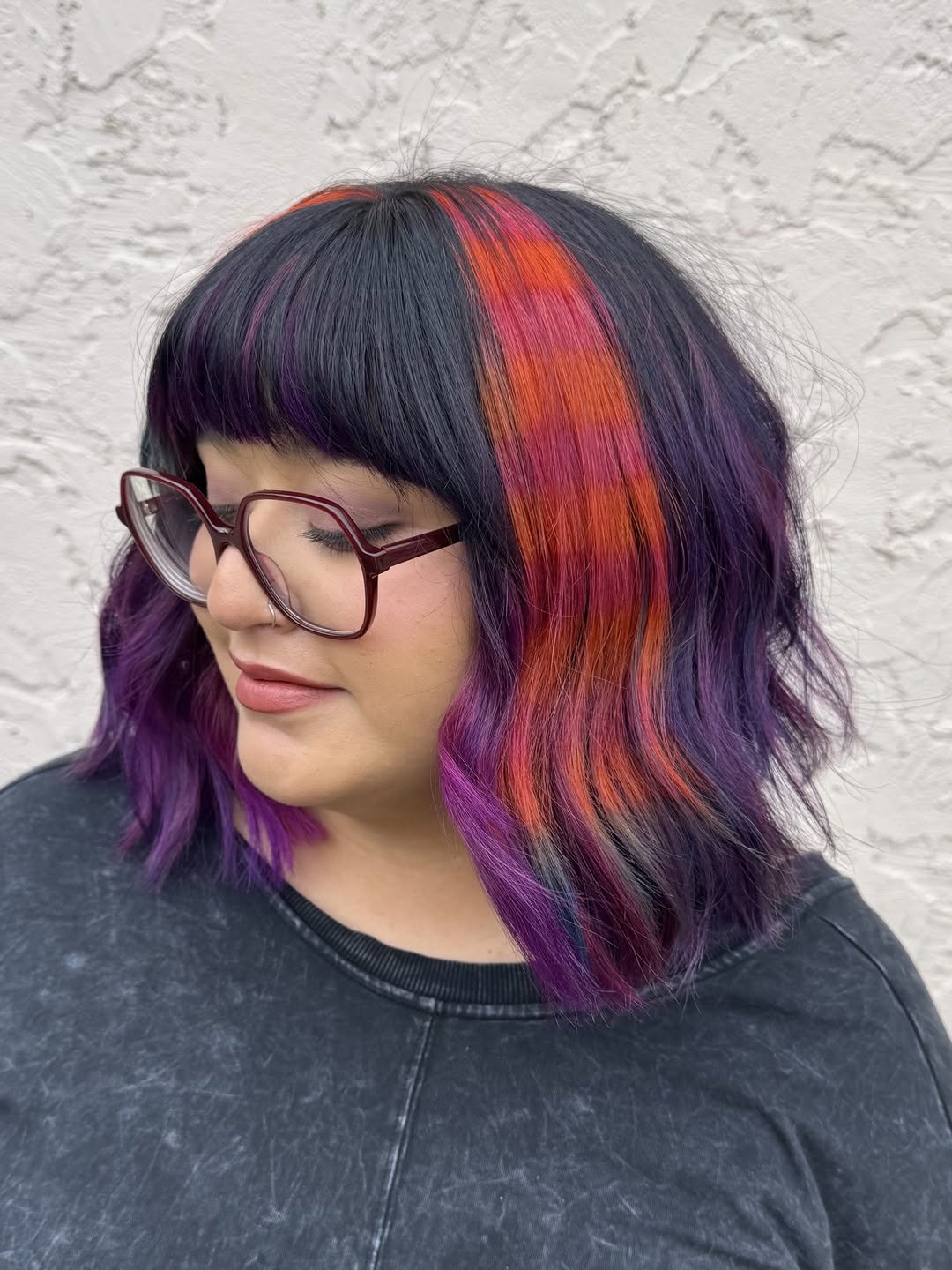 Jinkies! We're ready to solve some mysteries 🧡 @thegirlnamedwalter (she/her) is the artist #PulpRiot is the paint
🎨 Shades Used: Jam, Elixir, Cupid, Nuclear, Blue Tux
#PulpRiotIsThePaint #PulpRiot #PulpRiotHair #PulpRiotColor #BrightHair #VividHair #HairInspo #HairArt #AltHair #AlternativeHair #AlwaysPulpRiot #OrangeHair #PurpleHair #Prism
