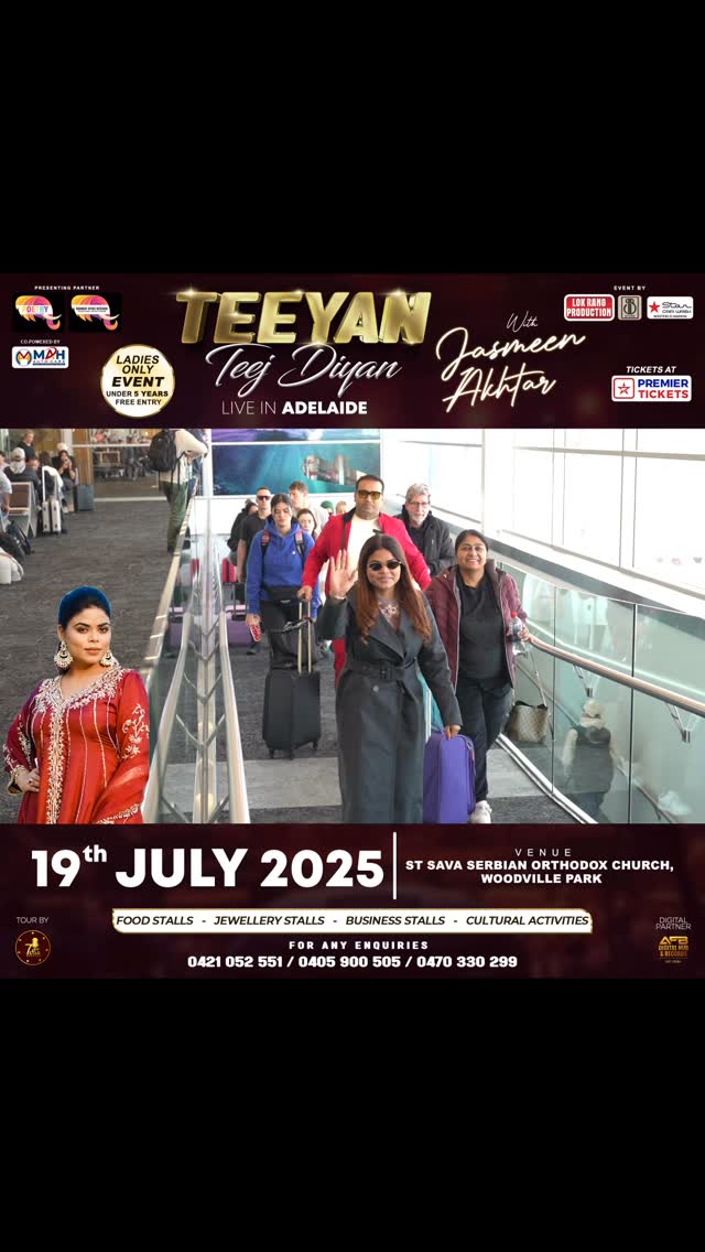 So Finally Aj Land Kar Chukke a Adelaide Waleo Milde 19 July Nu ❤️
#jasmeenakhtarofficial❤️ #jasmeenakhtar #jasmeen #livemusic #jasmeenakhtarlive