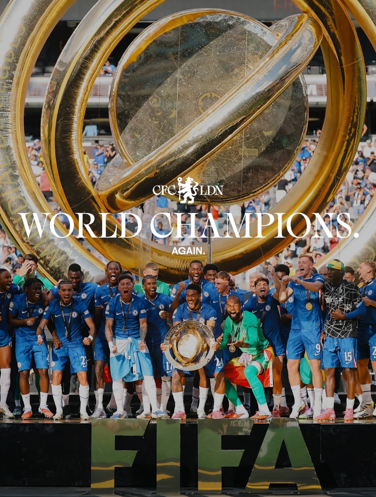 CHAMPIONS OF THE WORLD ๐๐
Congratulations @chelseafc
@fifaclubworldcup @fifa