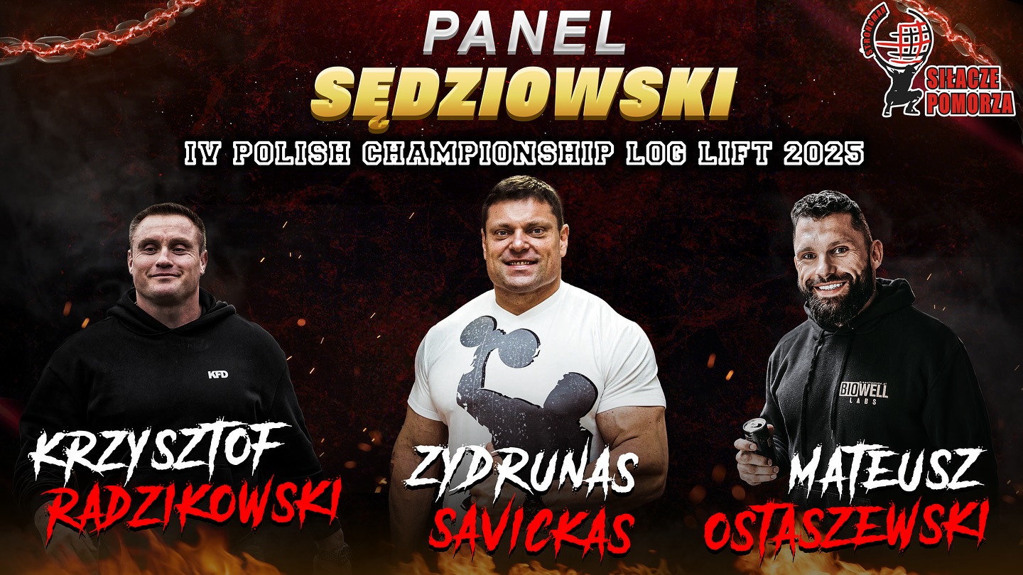 Prezentujemy Państwu Panel sędziowski
IV MISTRZOSTW POLSKI LOG LIFT W Kosakowie 😎🔥
@krzysztofradzikowski
@savickas_bigz
@strongman_ostaszewski