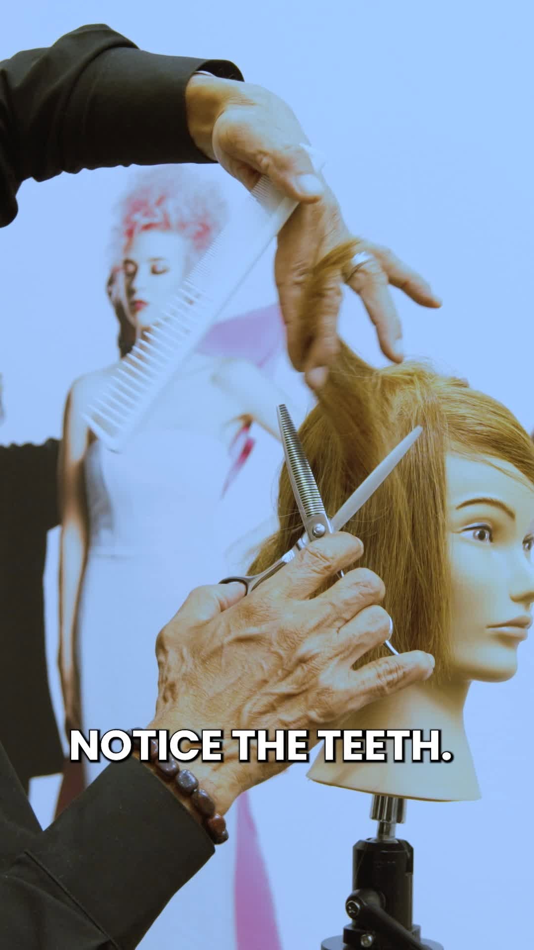 Pro Tip from Sam Villa: When working with the Signature Series Reversible Blending Shear, let the tool guide your technique.
- On a blending shear, the teeth point in the direction the hair is going to move. That simple detail makes all the difference in controlling weight removal and maintaining the flow of the haircut.
Featured Tool:
Signature Series Reversible Blending Shear
#SamVilla
#SamVillaCommunity
.
.
.
.
.
.
.
#haircutting #hairvideo #haircut #hairstylist #behindthechair #modernsalon #americansalon