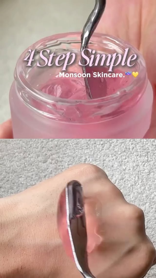 Monsoon Skincare with best products!🤭☔️✨ What skincare are you following? Comment below!