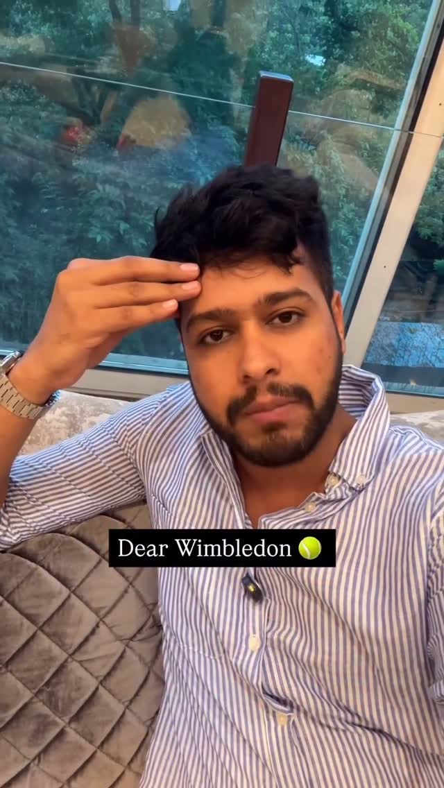 This is hilarious 🤣🤣🤣🤣🇮🇳🎾 #cricket #tennis #wimbledon #criçketer #rolex #ads #ratings #medis @wimbledon